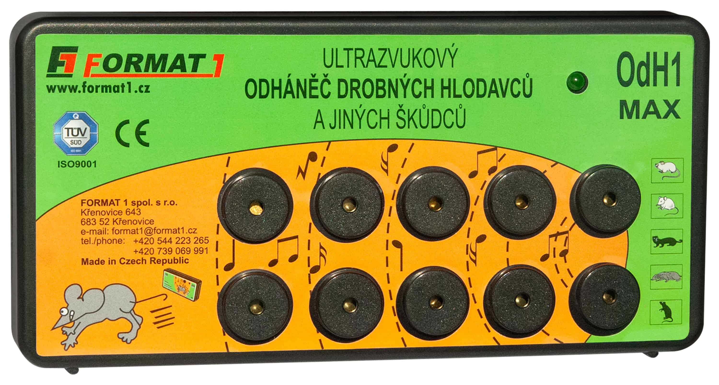 Zbavte sa myšou pomocou plašiča hlodavcov